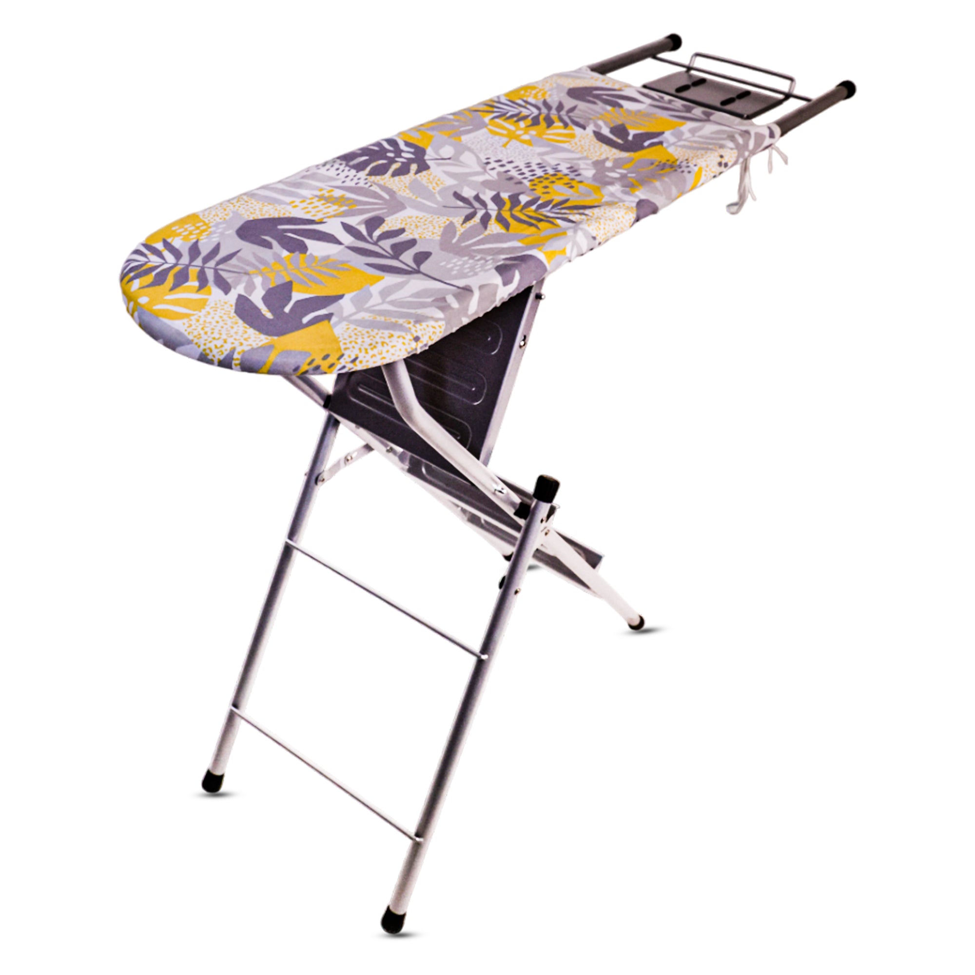 MultiComfort Ironing Board |  Ironing Board with Step Ladder (Floral)