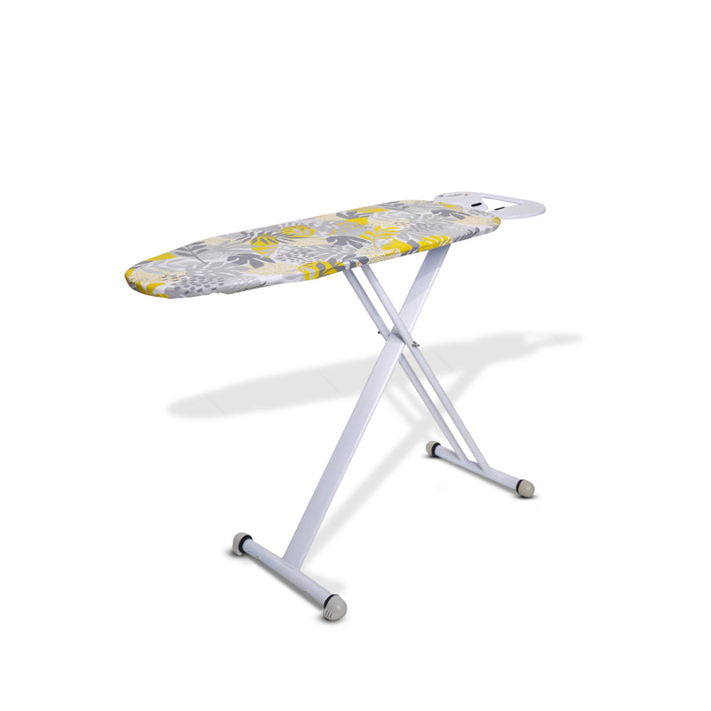 Peng Essentials Salzburg Ironing Board | 3-Leg Small Elliptical Ironing Board with Silicone Iron Rest, Floral