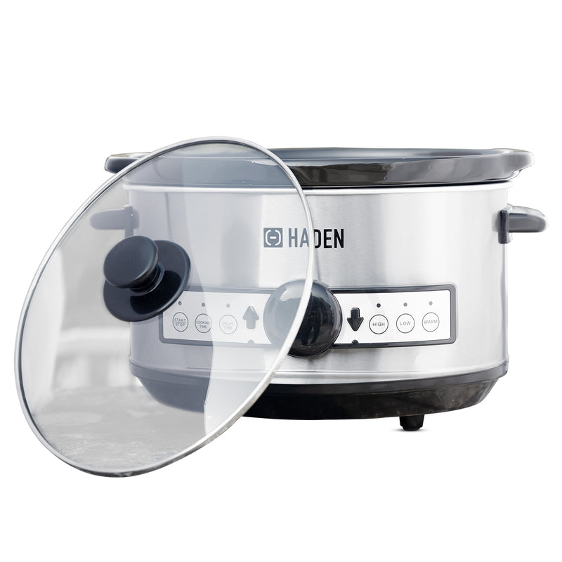 Digital Slow Cooker with Timer | 3.5 litres | 3 Settings, Warm, Low and High | Power Light Indicator