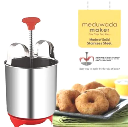 Stainless Steel Food Grade Medu Vada Maker with Stand