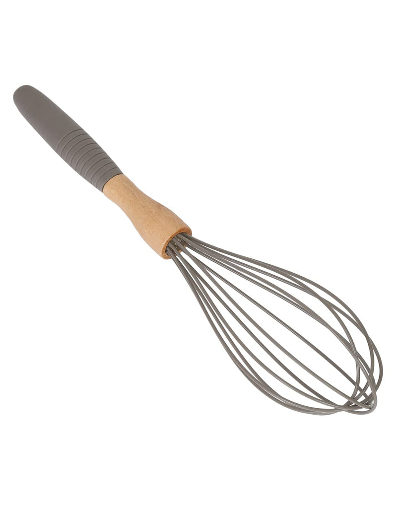 Silicone 12 Inch Whisk with Stainless Steel Head