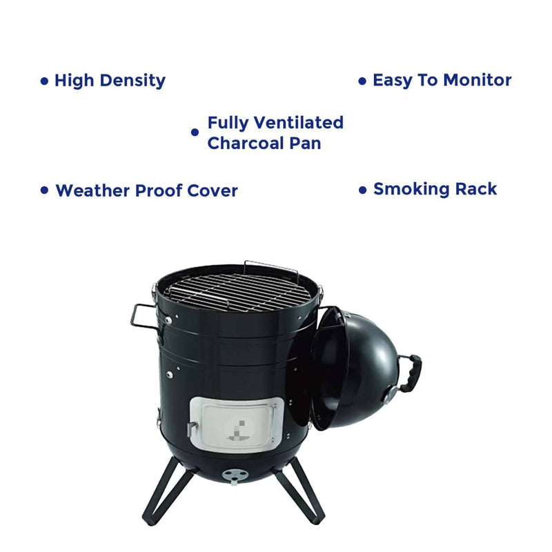 Premium 3 in 1 Charcoal Barbeque (Barbeque Grill Kit)
