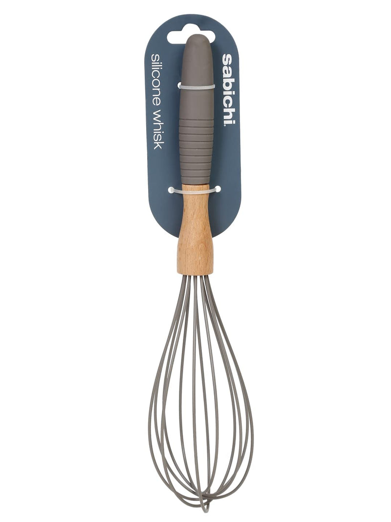 Silicone 12 Inch Whisk with Stainless Steel Head