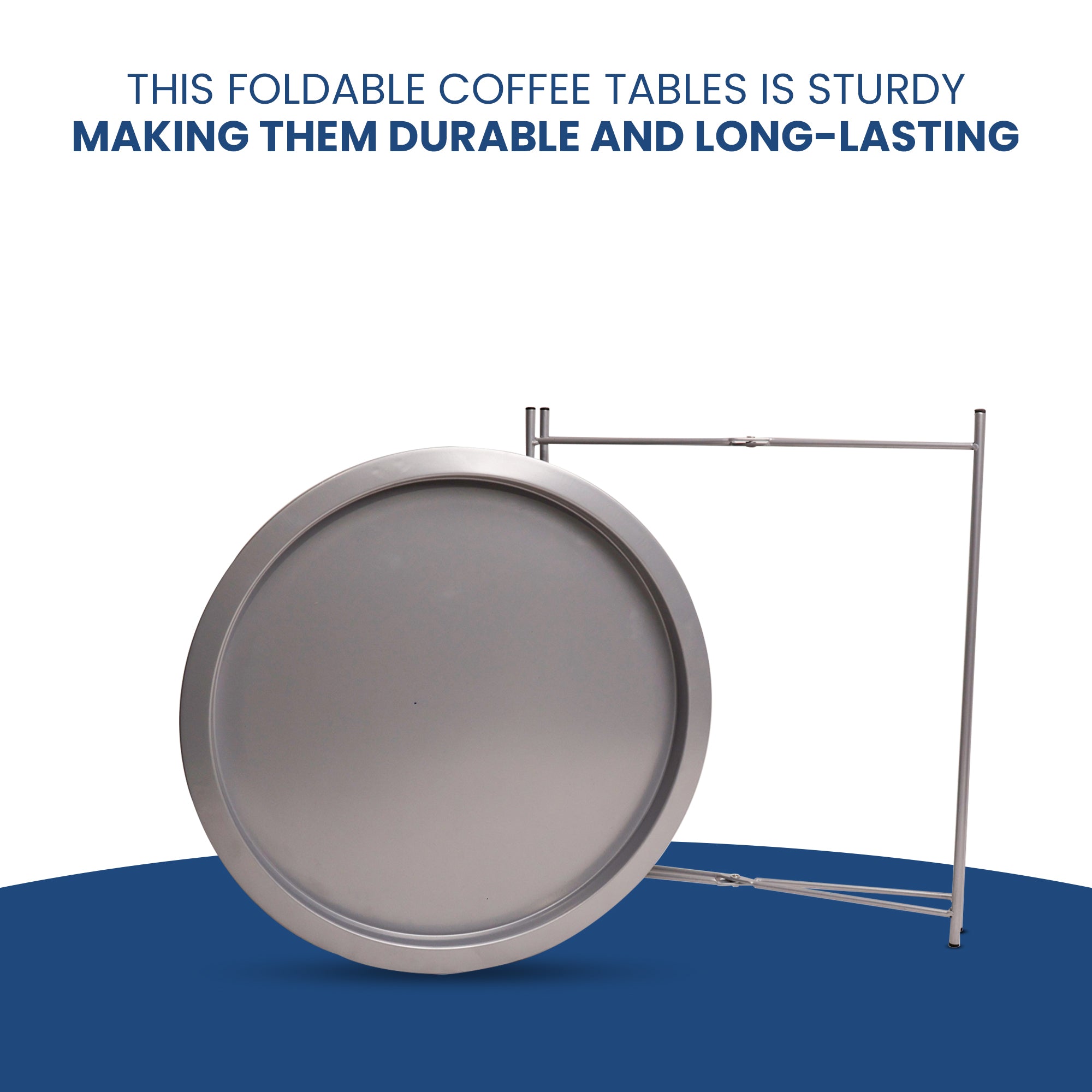 Foldable Coffee Table, Grey