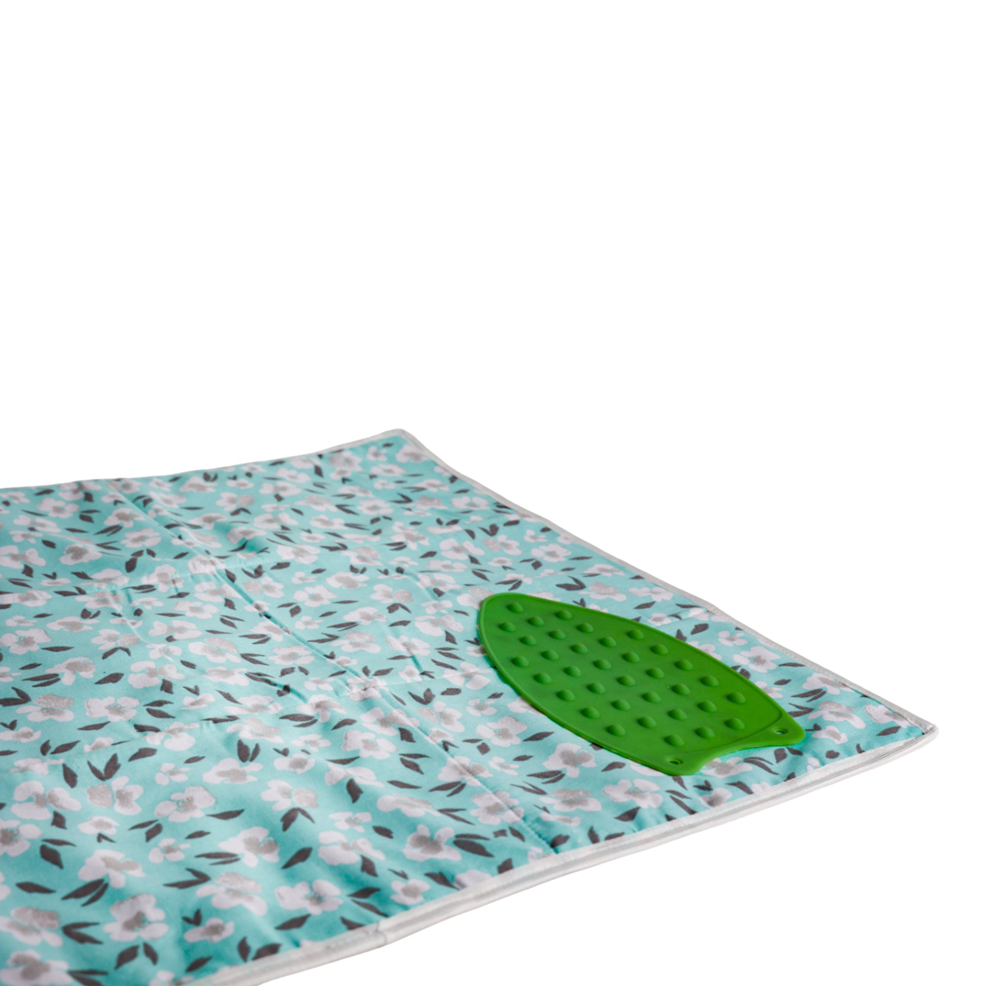 Ironing Mat (Large 120 x 70 cm) I Silicone Iron Rest Protector I Steam Press on Table I Green