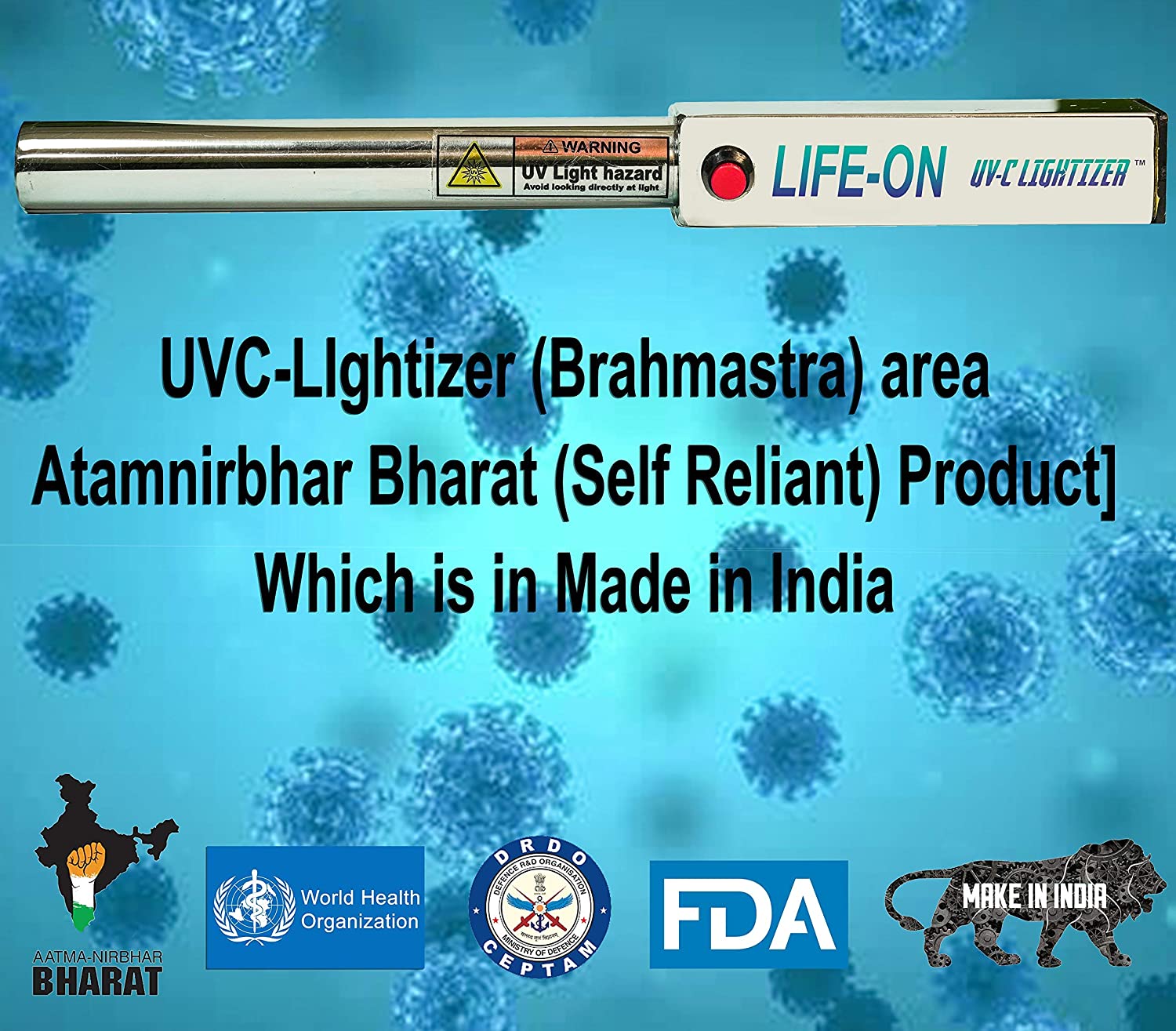 Chemical Free UV-C Light Based Sanitizer