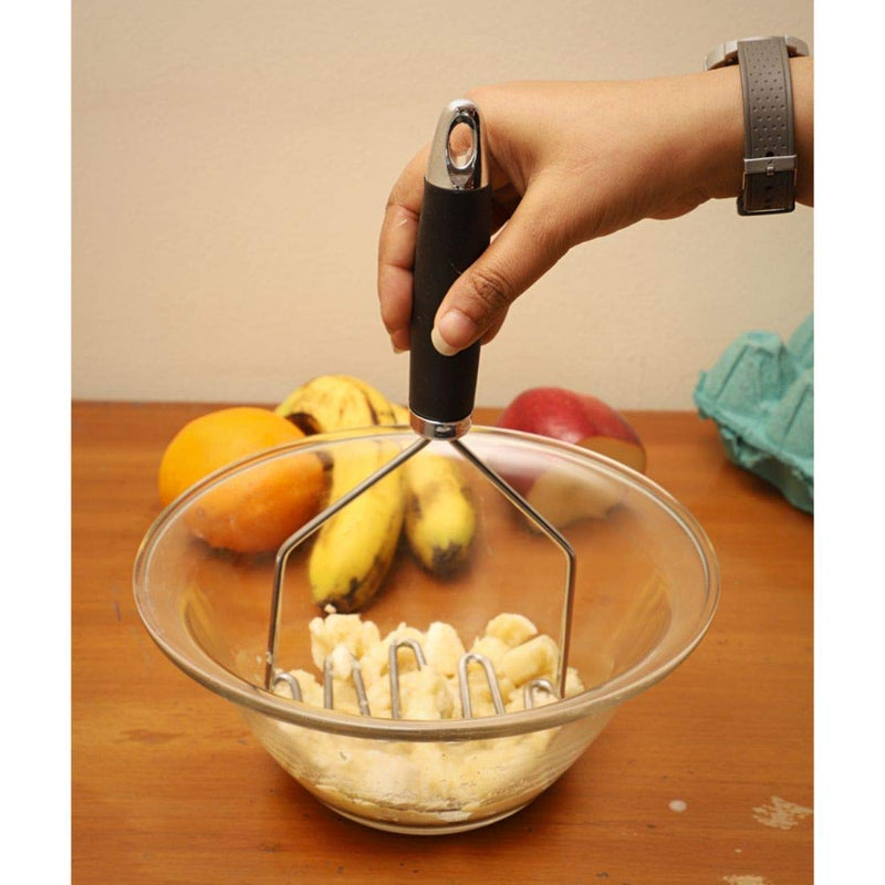 Mono Potato Masher SS and Large Silicone Spatula - pengessentials