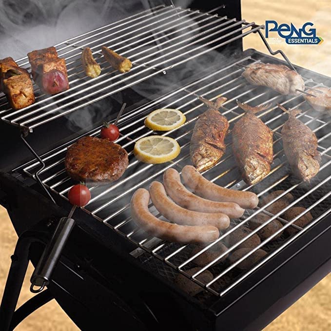Charcoal Drum Barbeque | Anti-Rust, Anti-Deformation & Scratch Resistant (Barbeque GRILL KIT)