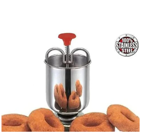 Stainless Steel Food Grade Medu Vada Maker with Stand