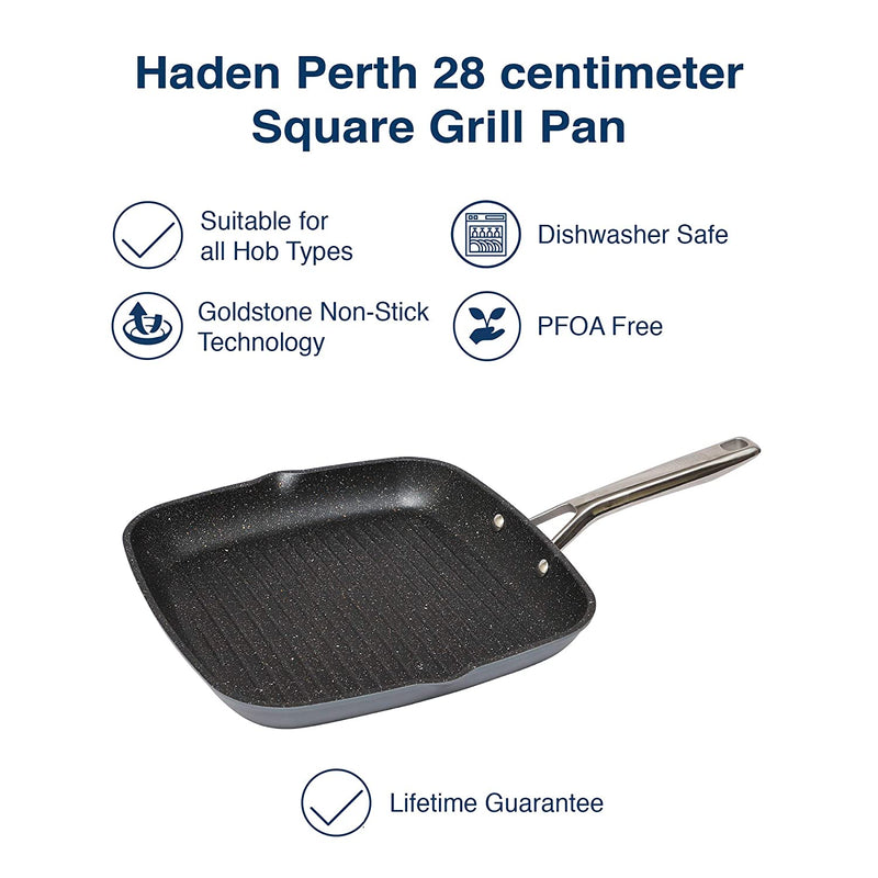 Haden Perth 28 Centimeter Square Grill Pan