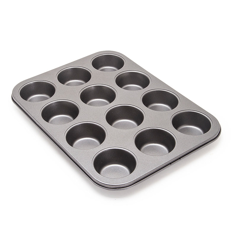 Sabichi Non Stick Cup Cake Bun Muffin Tray 12 Cup Moulds - pengessentials