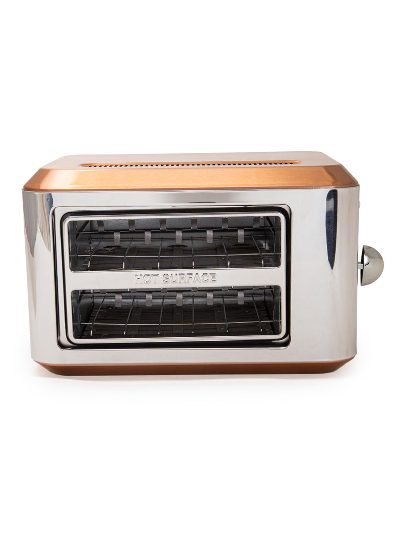 Haden Boston Copper Pyramid Toaster | Browning, Defrost, Reheat & Frozen Bread Function - pengessentials