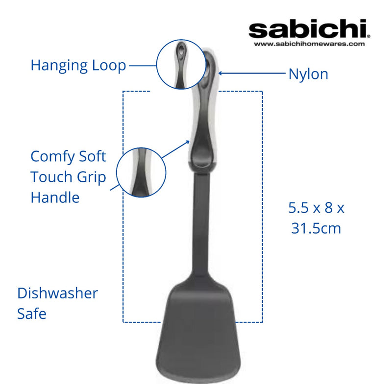Sabichi Essential Turner, Nylon, Black, 5.5 x 8 x 31.5 cm