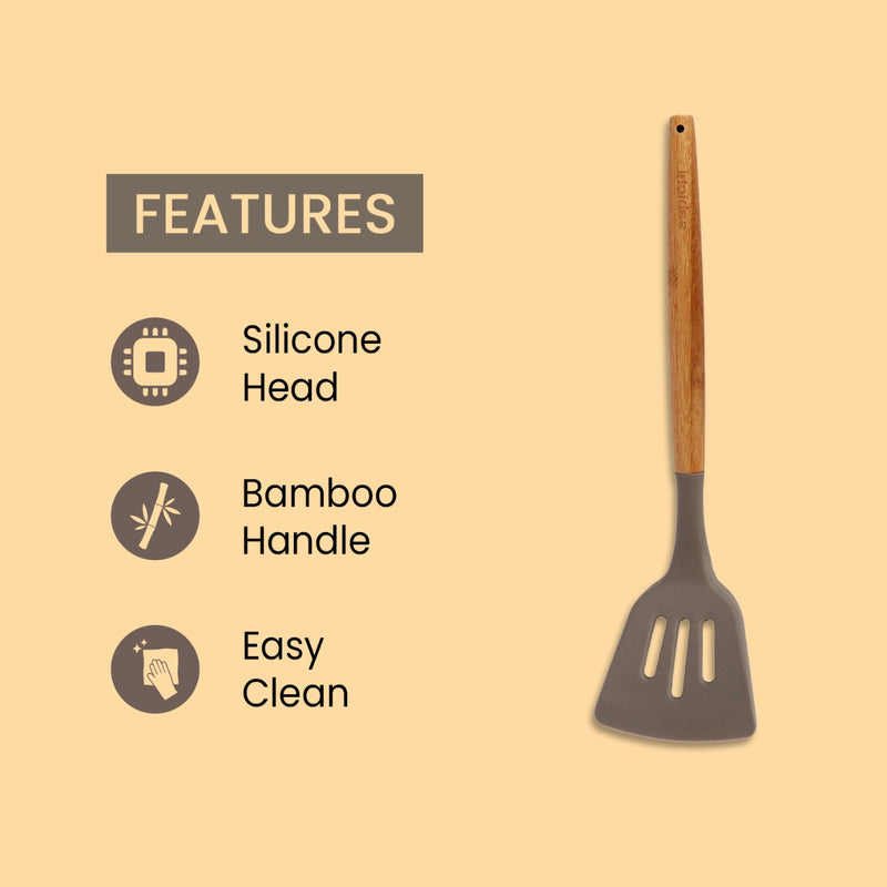 Slotted Turner Silicone Grey
