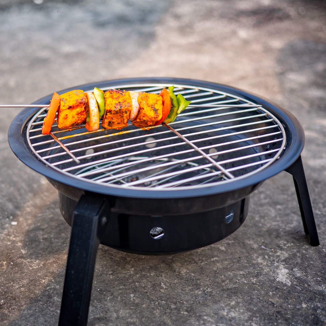 Charcoal Foldable Barbeque Grill with Accessories