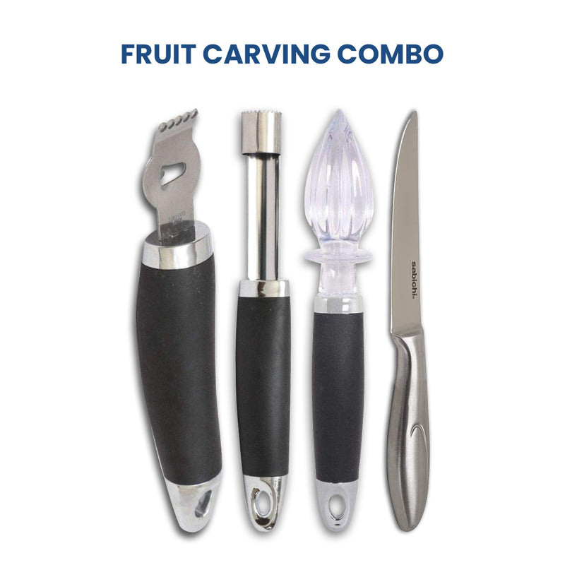 Mono Stainless Steel Fruit Carving Combo