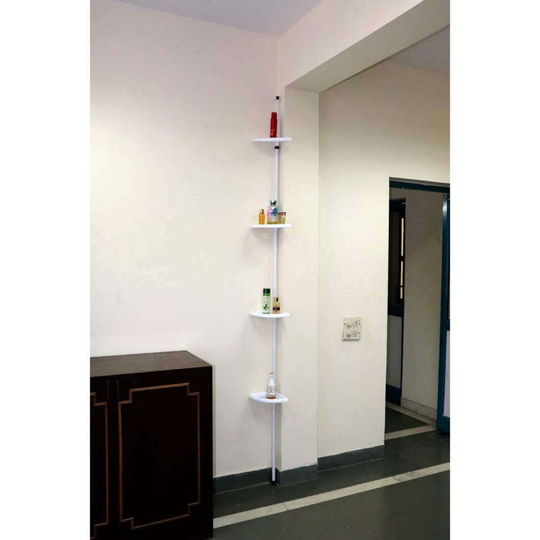 Sabichi  Adjustable Wall Mounted Shelf Rack ( 4-Tier) - pengessentials
