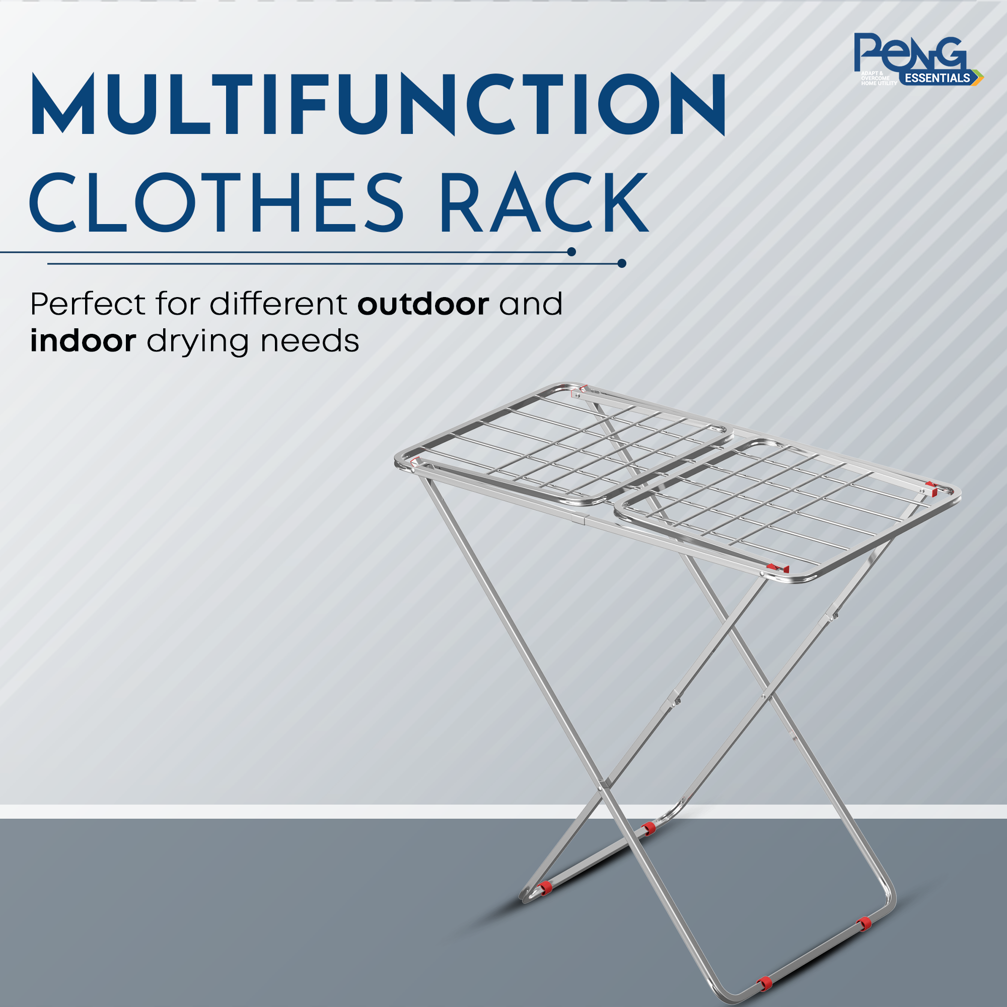 Cloth Drying Stand | Stainless Steel Foldable Cloth Drying Rack Stand (Stainless Steel Dryer)