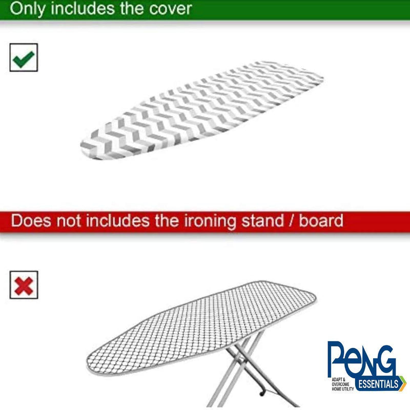 Peng Essentials Cotton Replacement Ironing Board Cover with Thick PAD - pengessentials